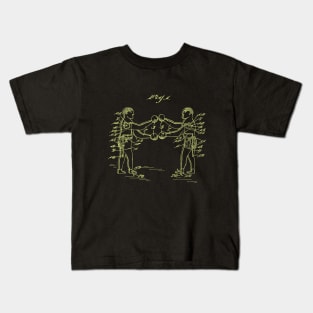 Boxing Game Patent Illustration Kids T-Shirt